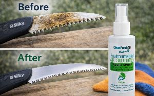 How to Remove Sap Build-up from Saw Blades and Secateurs 