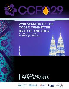 Codex Committee on Fats and Oils (CCFO29) Meets in Kuala Lumpur to Address Global Standard 
