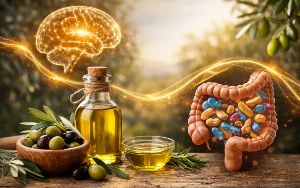 Olive Oil: The Golden Link Between Gut Health and Cognitive Vitality 