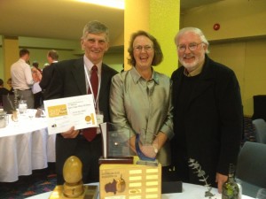 Andrew Jamieson from Golden Creek Olives, Helen & Peter Wright from Grassy Spur Olives